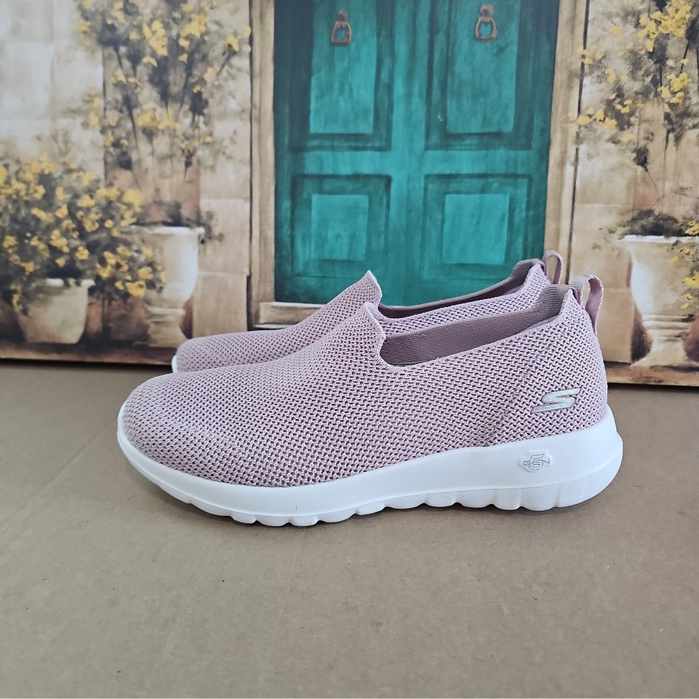 Women's Skechers Go Walk Joy Sensational Day Slip-On Shoe Mauve #124187/MVE Sz 7